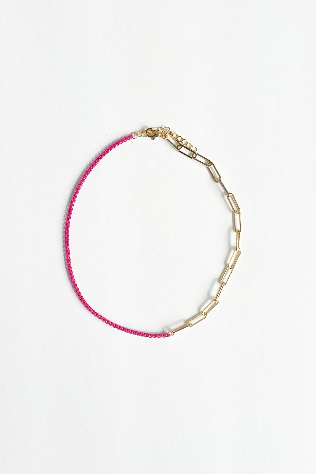 Luci Lanyard Link Enamel Necklace