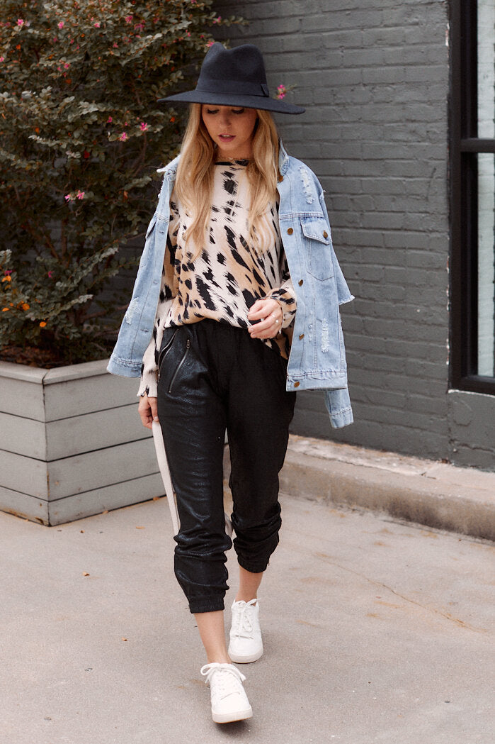 Saratoga Animal Print Top