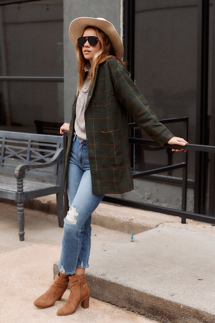 Mackinley Plaid Coat