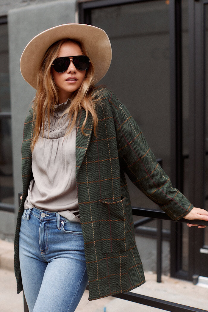 Mackinley Plaid Coat
