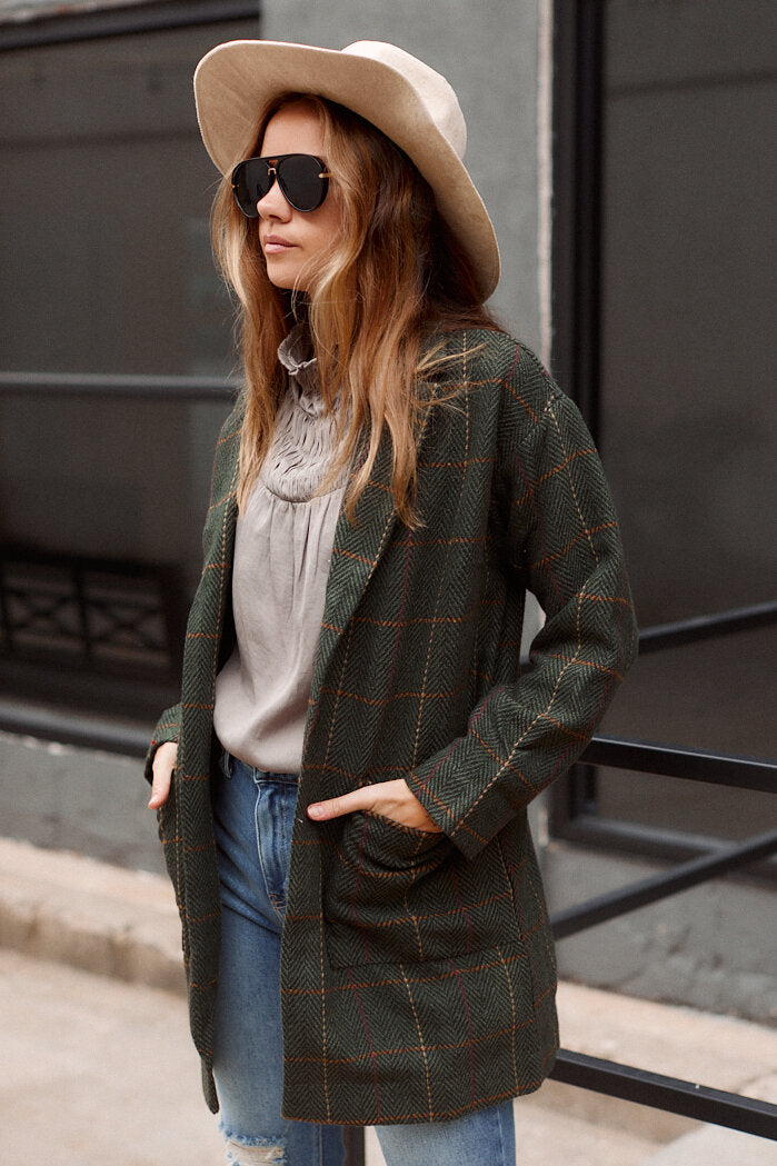 Mackinley Plaid Coat