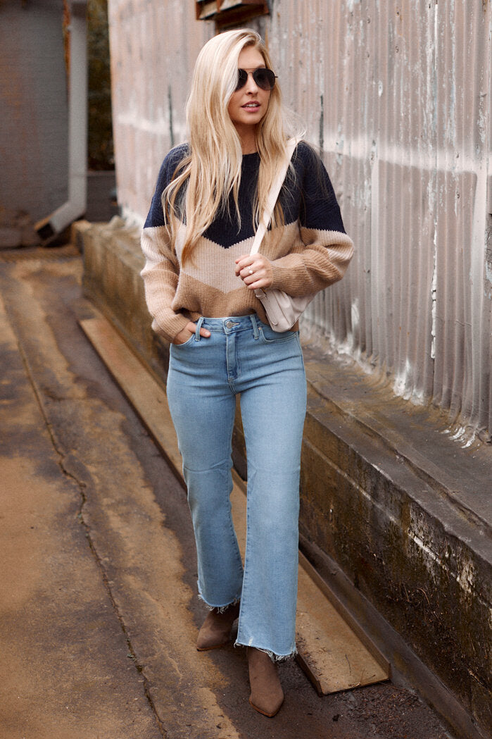 Sandy Colorblock Sweater