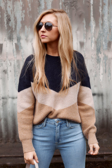 Sandy Colorblock Sweater