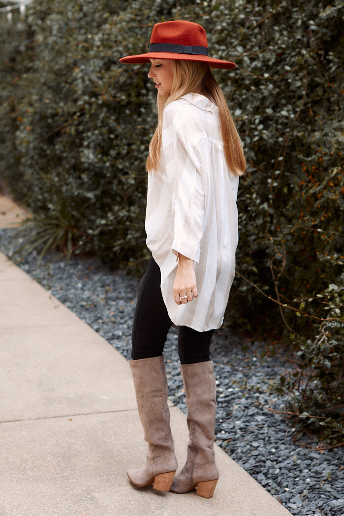Colby Stripe Button Down Top