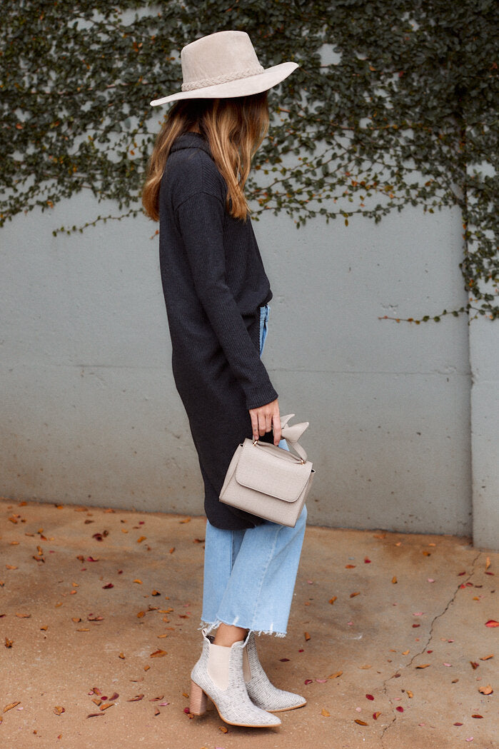 Kiera High Low Turtleneck Sweater