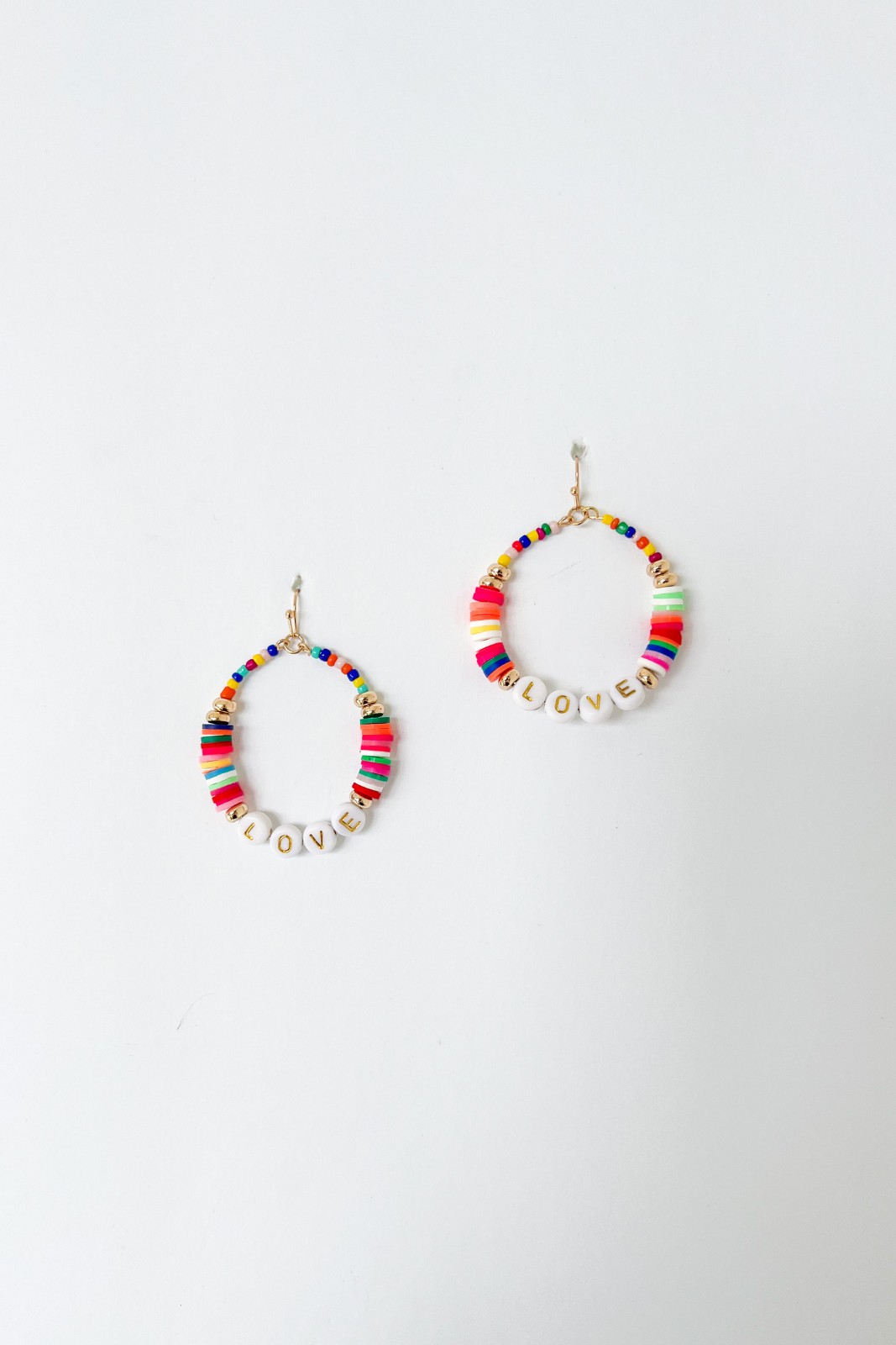 SALE - Violet Love Circle Earring