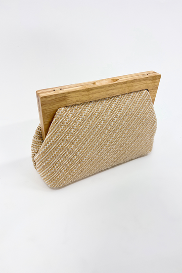 SALE - Vivian Textured Woven Handbag