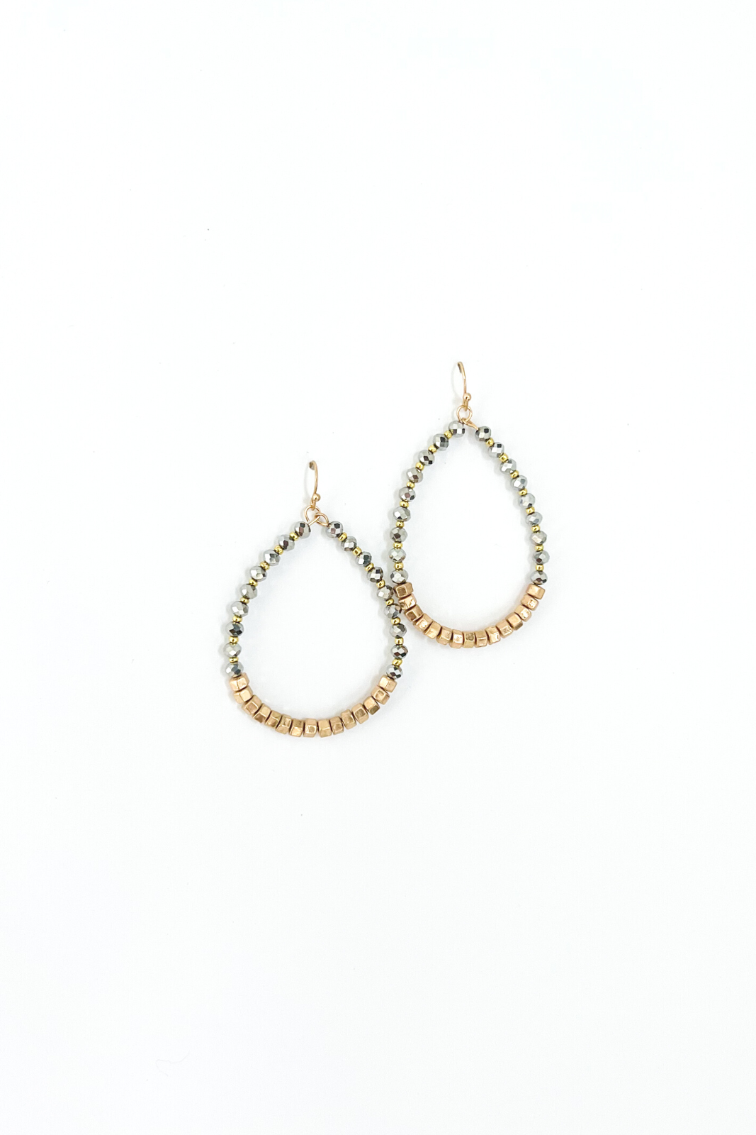 Kailey Beaded Teardrop Earrings