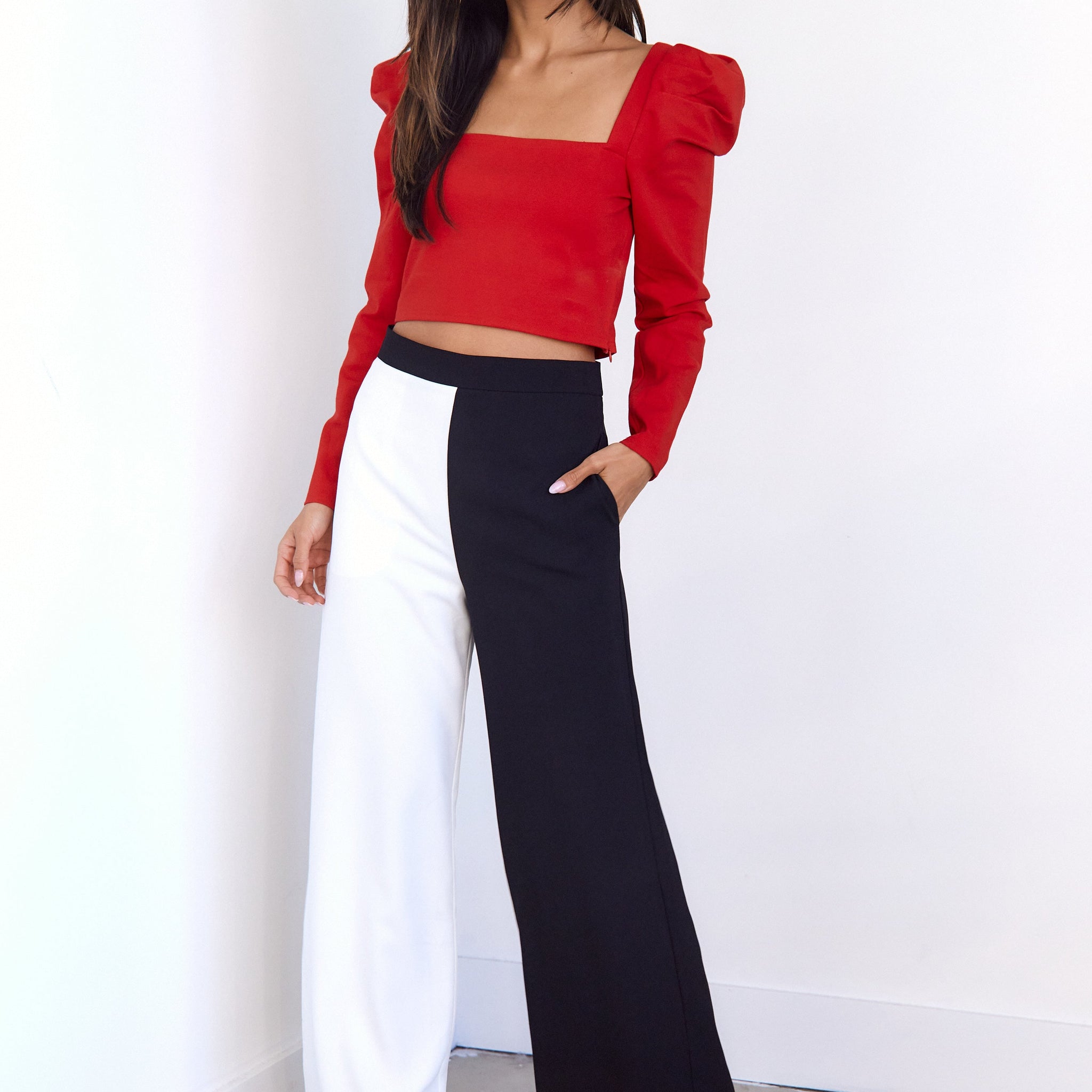 SALE - Claudia Two Toned Pants
