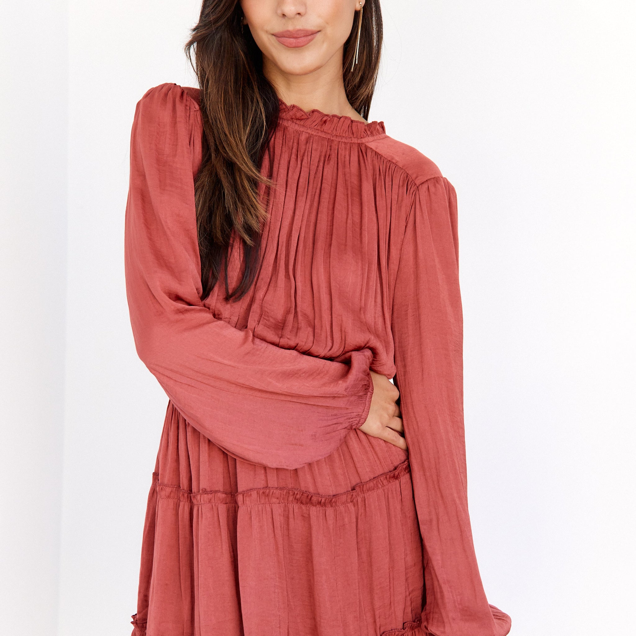SALE - Kaleena Tiered Mini Dress