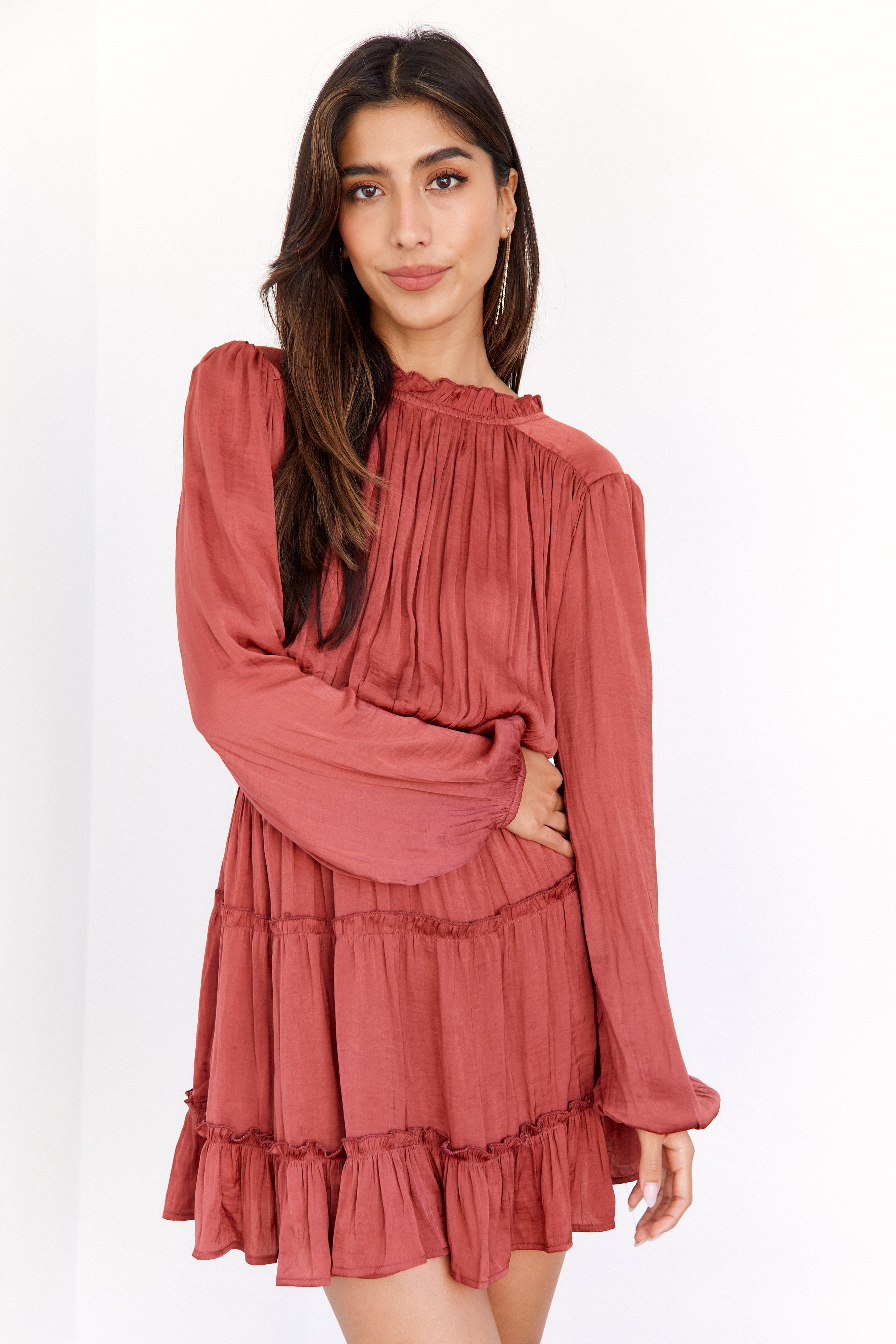 SALE - Kaleena Tiered Mini Dress