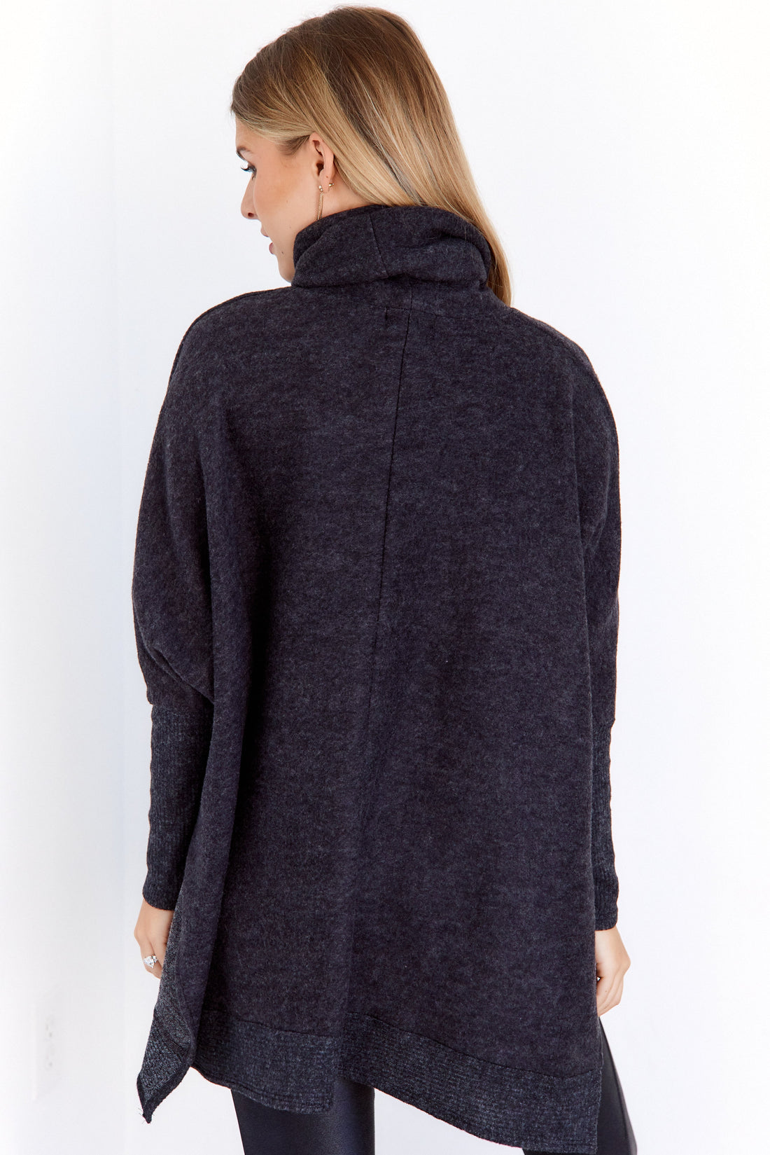 Correa Ribbed Hem Turtleneck Sweater