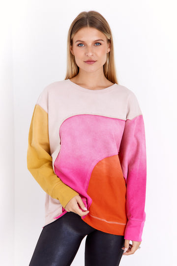 SALE - Narissa Raw Hem Oversized Pullover
