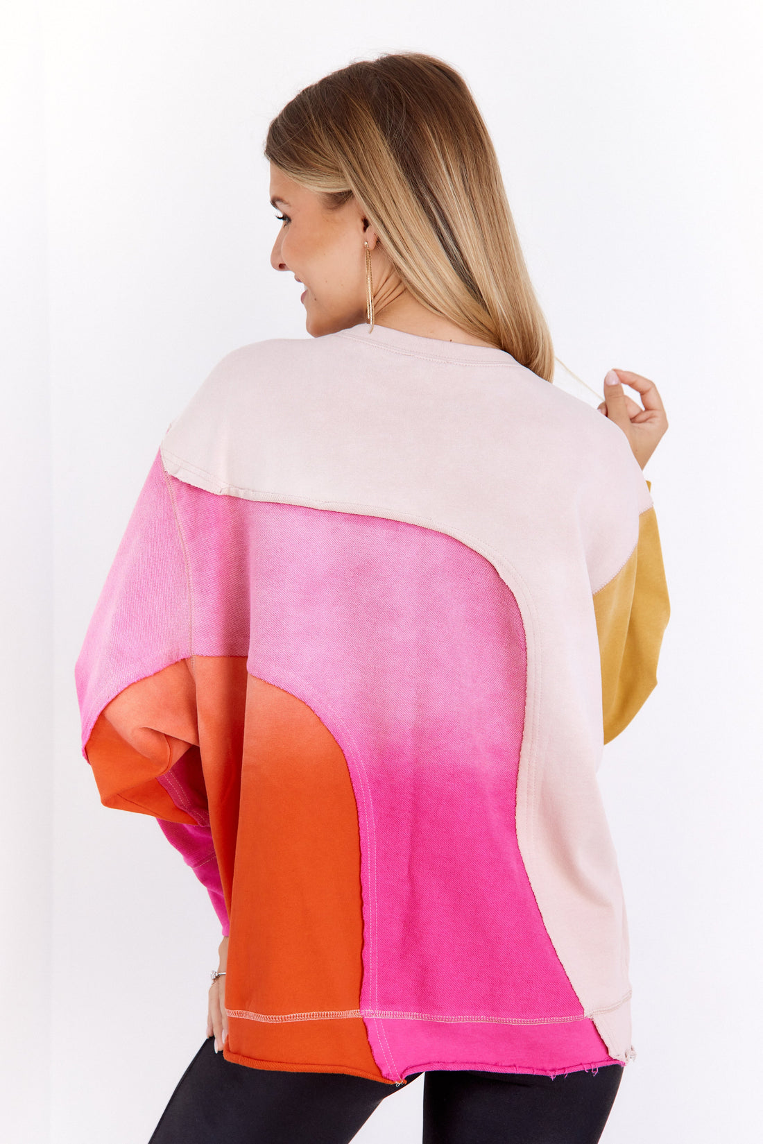 SALE - Narissa Raw Hem Oversized Pullover
