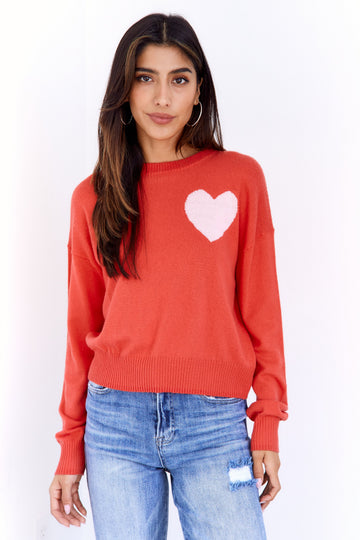 SALE - Z Supply Heart You Sweater