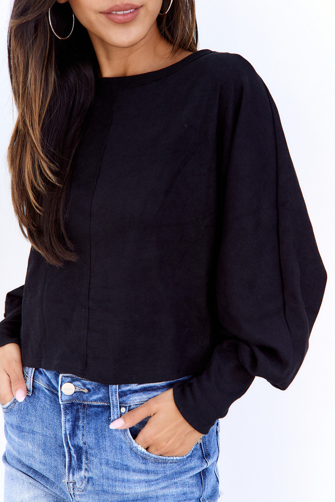 SALE- Daniella Cropped Knit Top