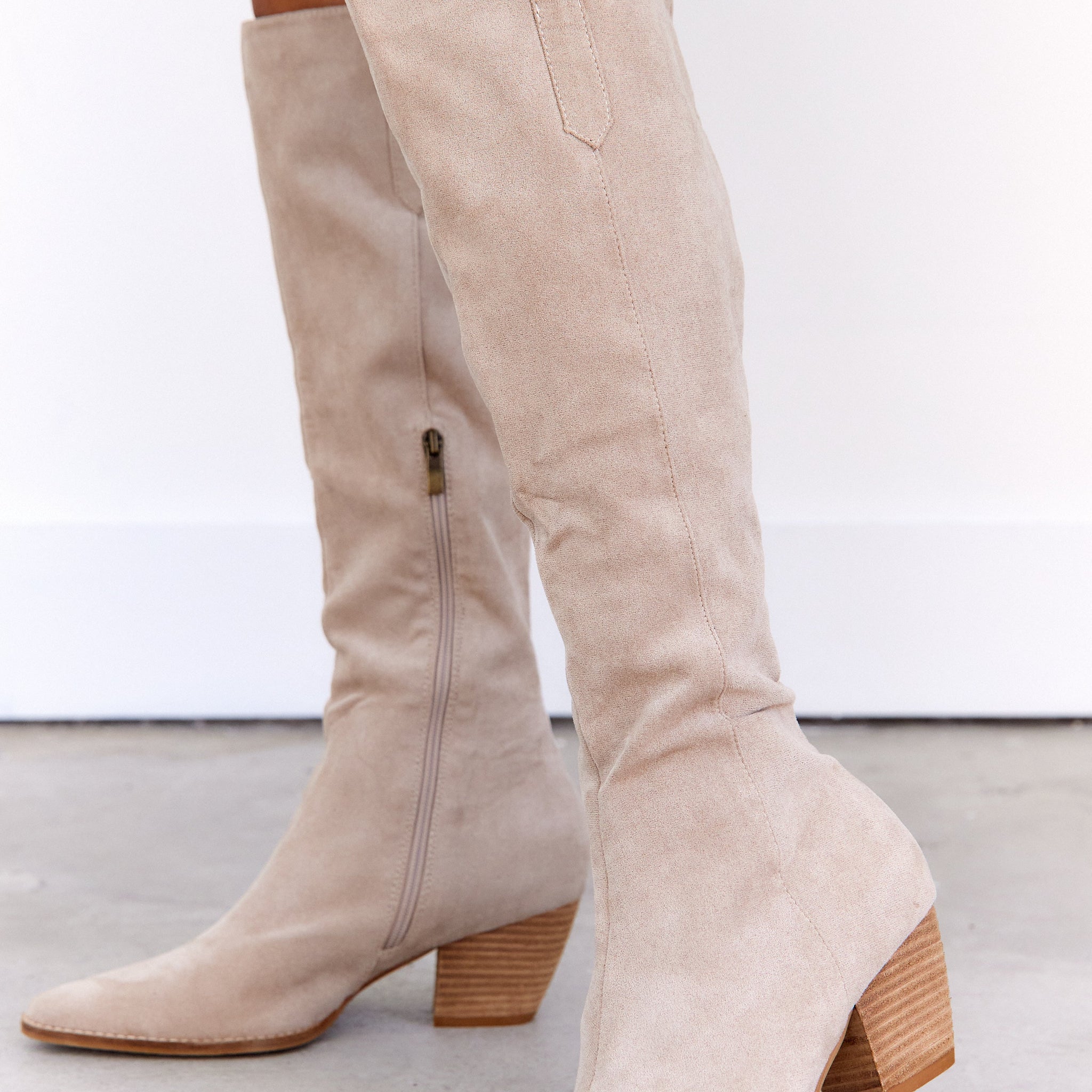 SALE - Birkin Tall Suede Boots