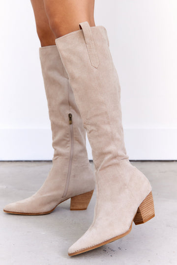 SALE - Birkin Tall Suede Boots