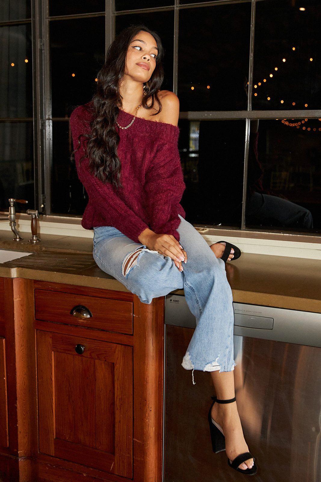 Cordova Off Shoulder Sweater