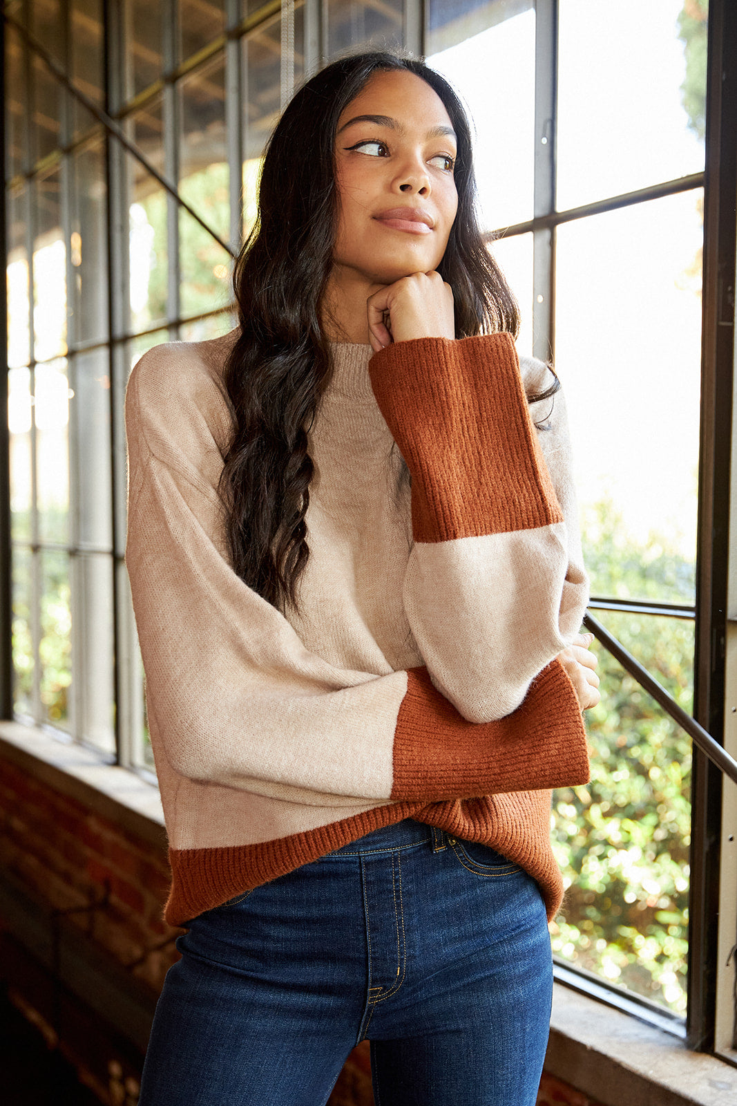 Kent Colorblock Sweater