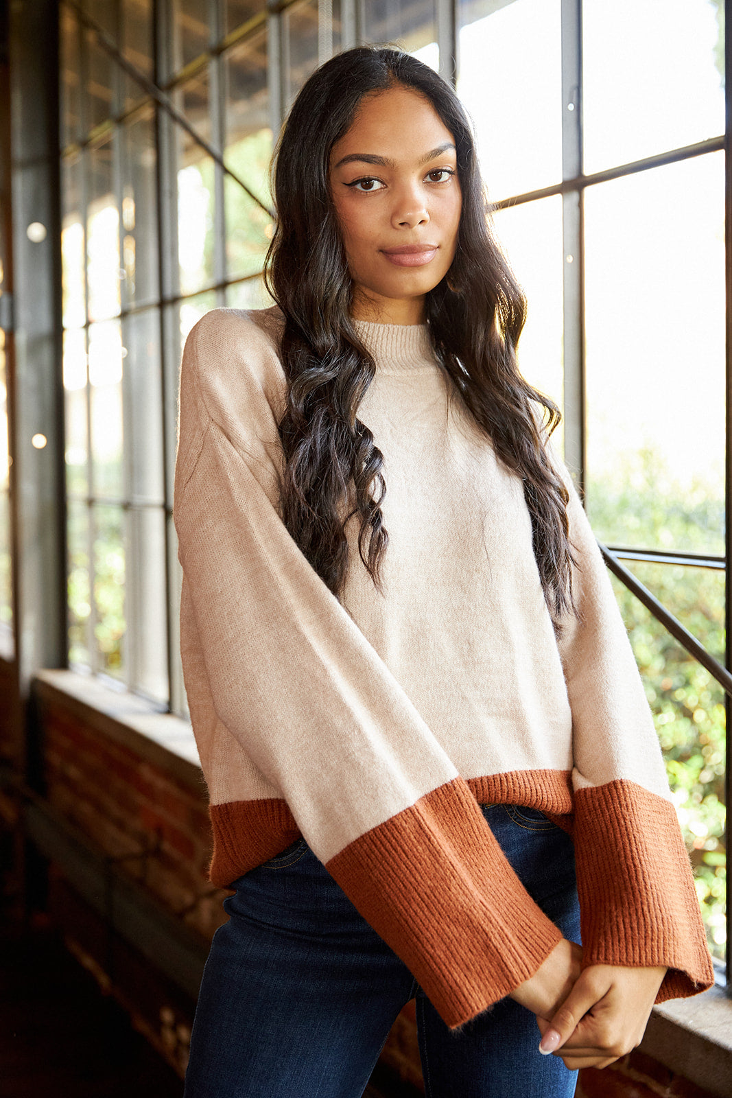 Kent Colorblock Sweater