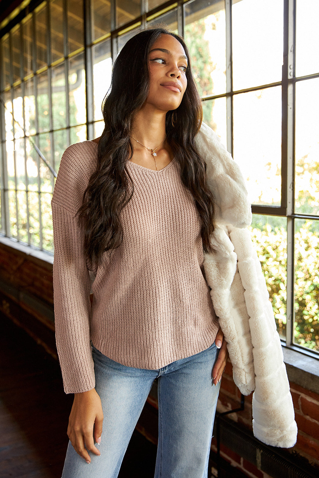 Crosby Knot Back Sweater