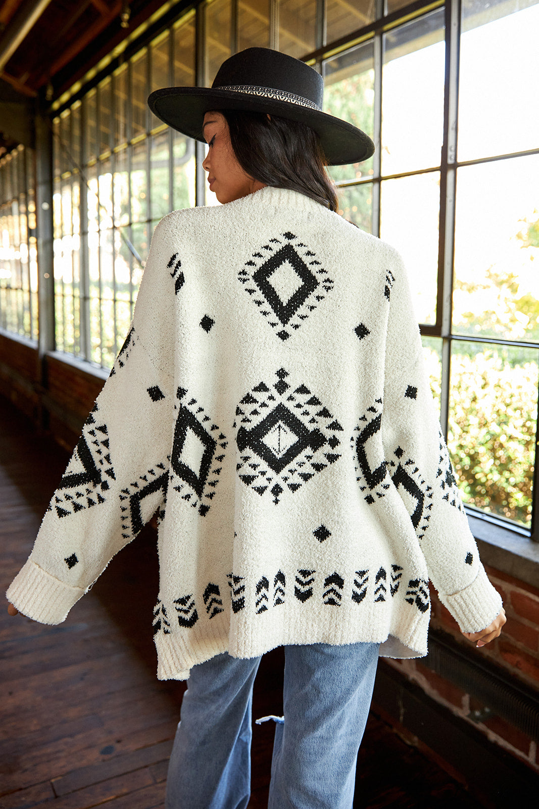 Amaria Aztec Printed Cardigan