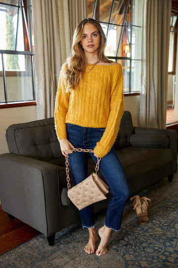 Cordova Off Shoulder Sweater