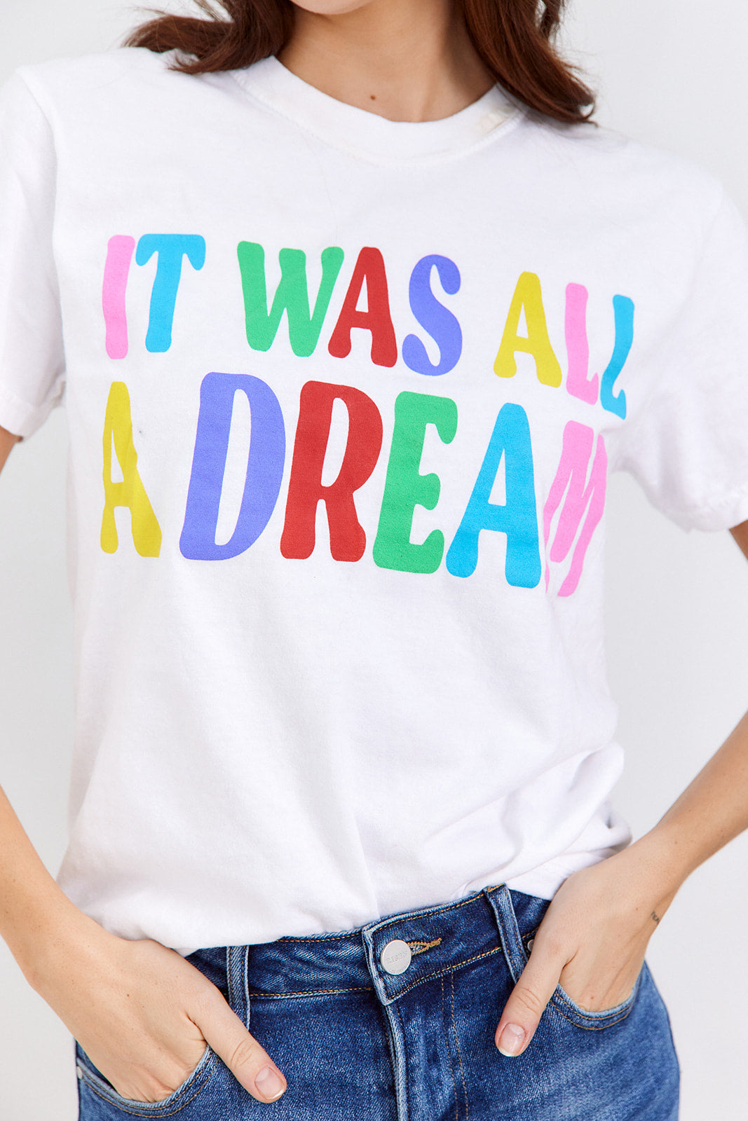 SALE- It Was All A Dream Oversized Graphic Tee