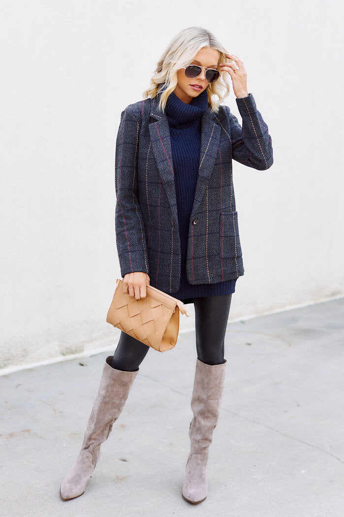 Kappy Plaid Blazer