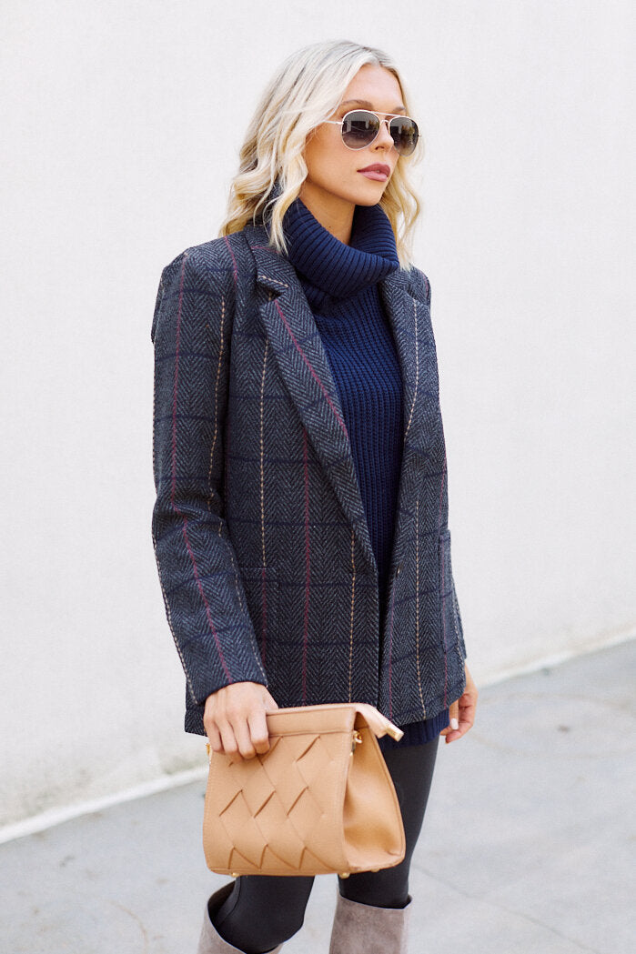 Kappy Plaid Blazer