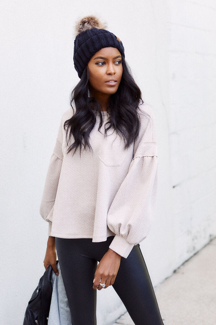 Kika Knit Long Sleeve Top