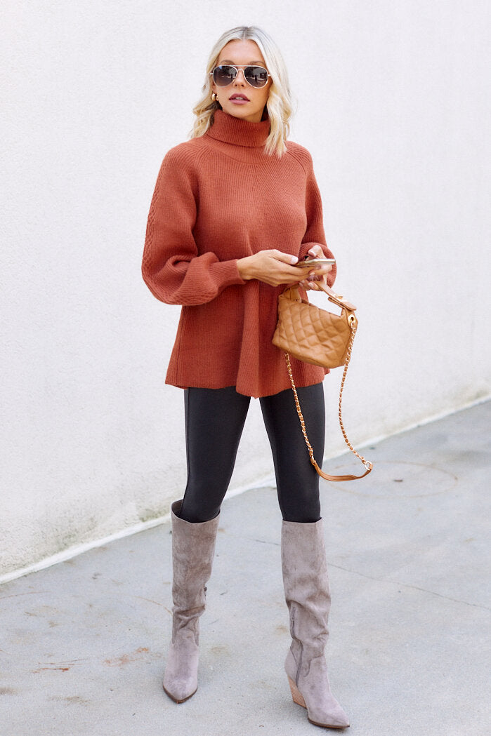 Chelle Balloon Sleeve Sweater
