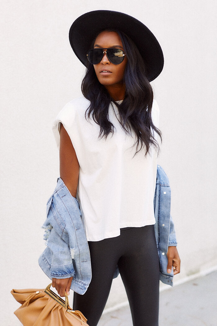 Lori High Shoulder Top
