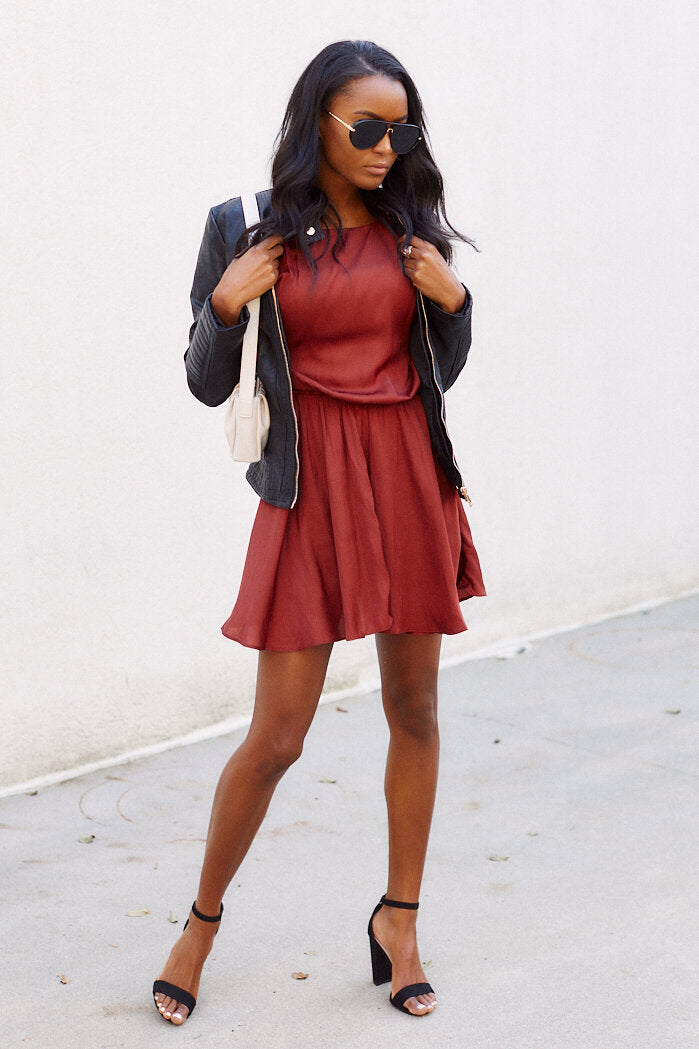 Tali Flutter Sleeve Dress
