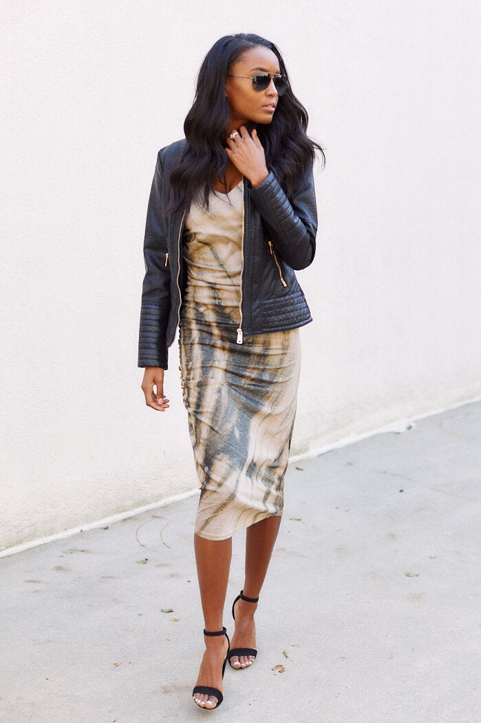 Steevie Tie Dye Midi Dress