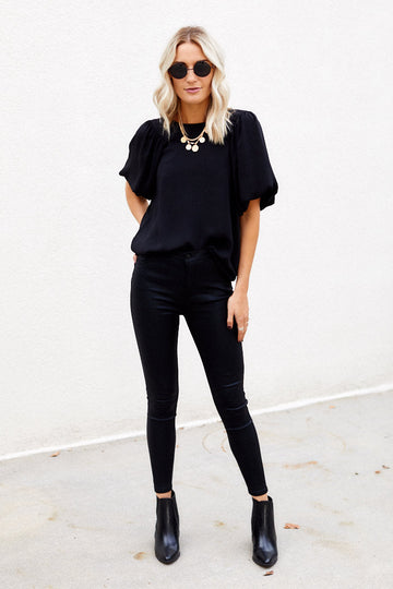 Perkins Puff Sleeve Blouse