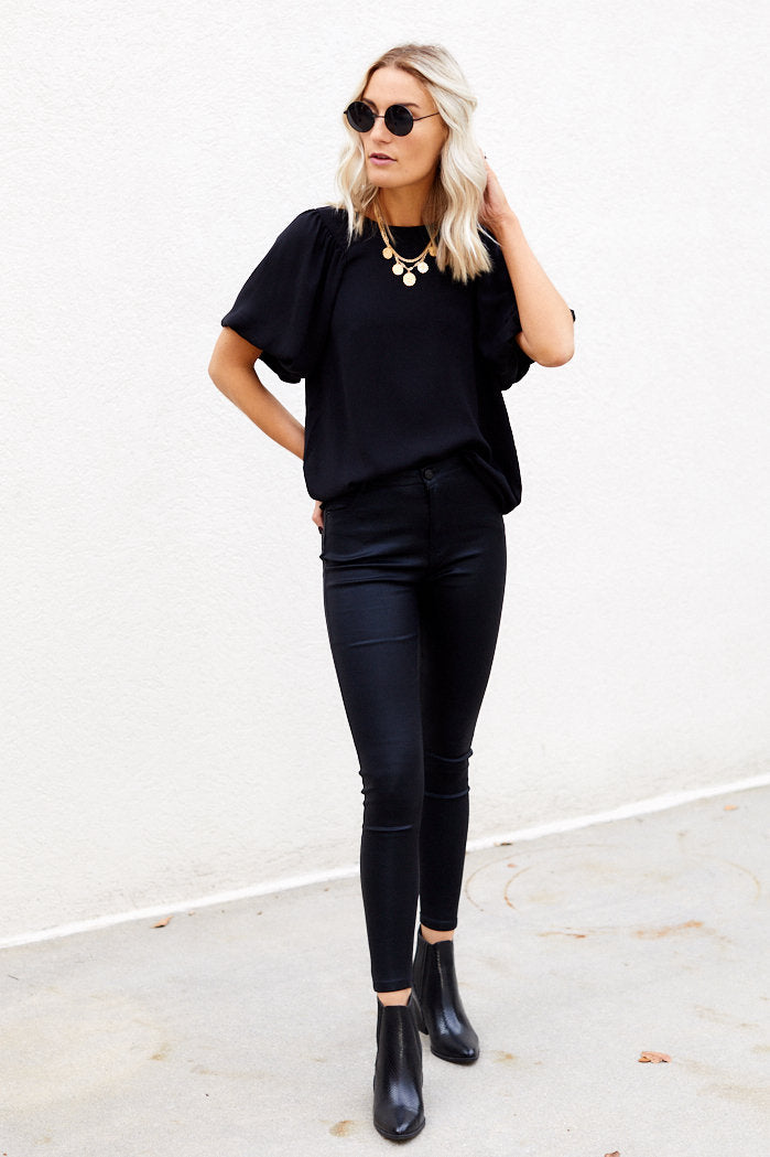 Perkins Puff Sleeve Blouse