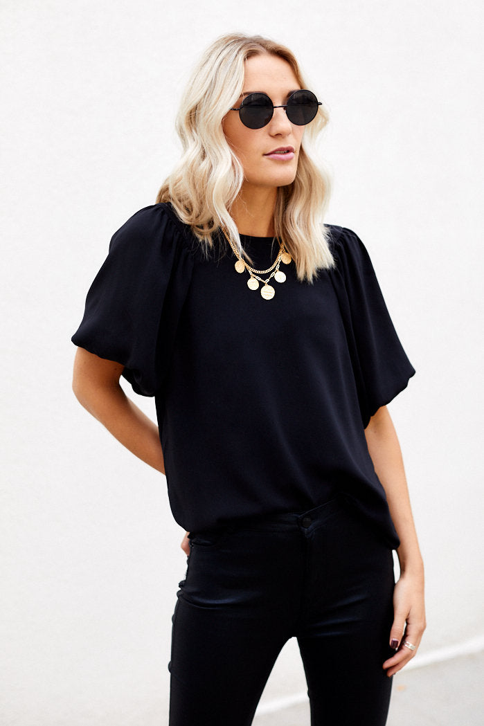 Perkins Puff Sleeve Blouse