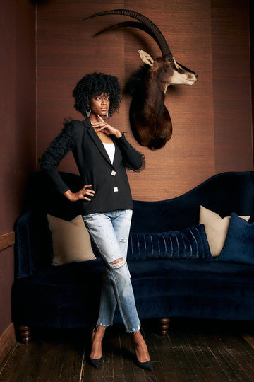 SALE - Christine Frill Sleeve Blazer