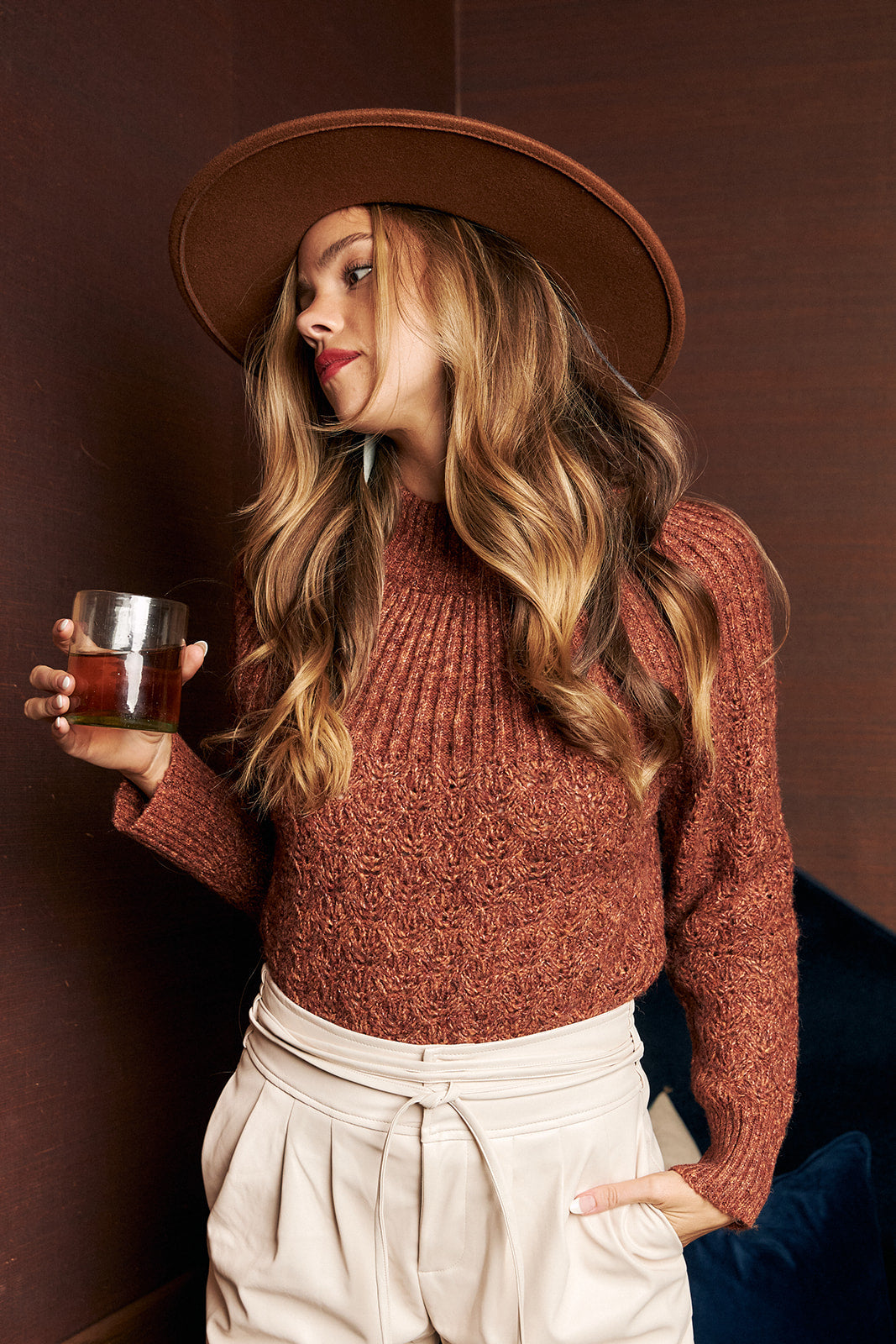 Jane Textured Knit Sweater