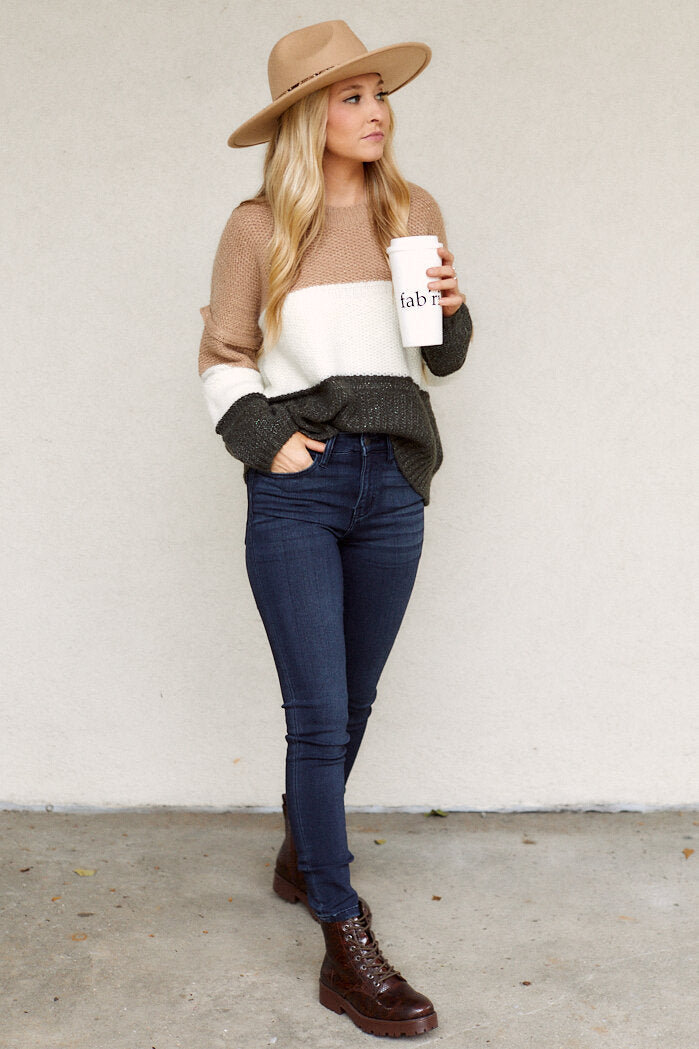 Anneta Colorblock Sweater