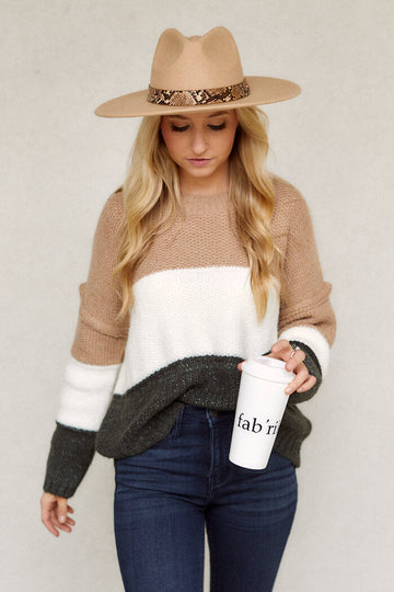 Anneta Colorblock Sweater