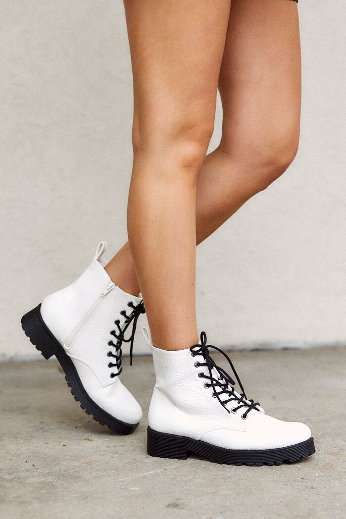 Lotus Croc Combat Boot