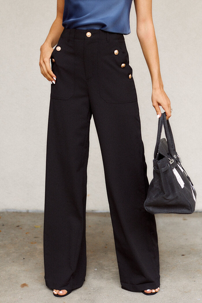 Bette High Waisted Wide Leg Pant