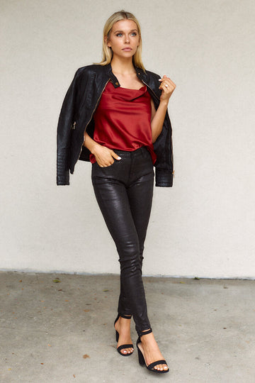 Marie Snakeskin Jeans