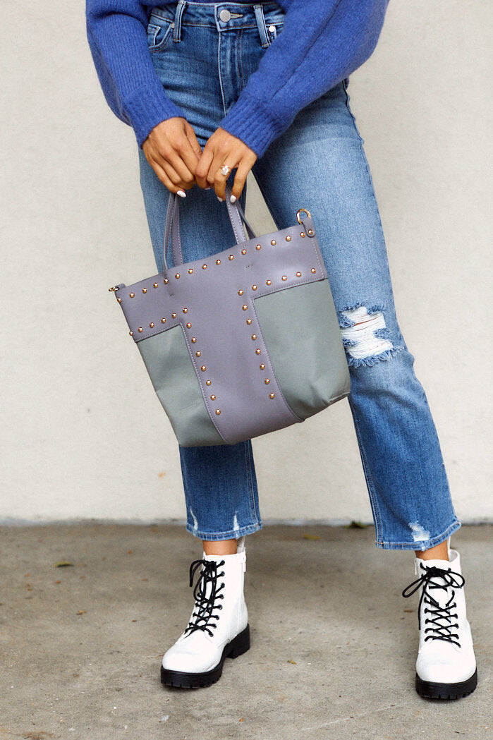 Chicago Studded Tote