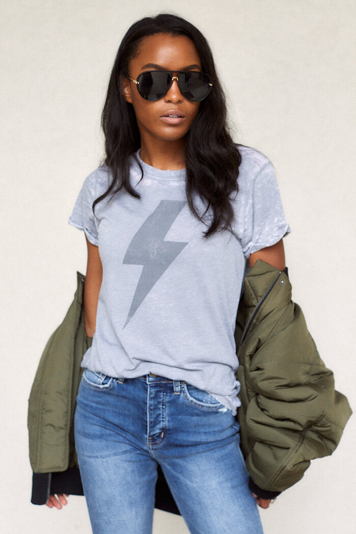 "AC/DC" Lightning Bolt Tee