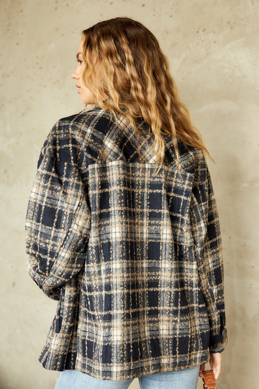 Allyson Oversized Plaid Shirt