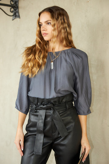 Larken Pleated Blouse
